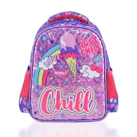 Muggle Mu-0723 İce Cream Mor Anaokulu Çantası- Shnk