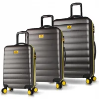 My Valice Colors Abs Kabin Orta Ve Büyük Boy Antrasit 3lü Valiz Seti