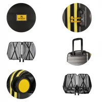 My Valice Colors Abs Kabin Orta Ve Büyük Boy Antrasit 3lü Valiz Seti