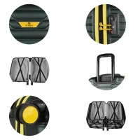 My Valice Croc Abs Kabin Orta Ve Büyük Boy Haki 3lü Valiz Seti