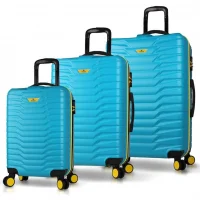 My Valice Croc Abs Kabin Orta Ve Büyük Boy Turkuaz 3lü Valiz Seti