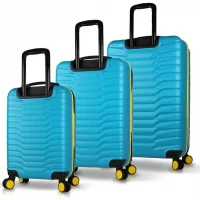 My Valice Croc Abs Kabin Orta Ve Büyük Boy Turkuaz 3lü Valiz Seti