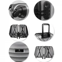 My Valice Force Abs Kabin Orta Ve Büyük Boy Mavi 3lü Valiz Seti