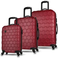 My Valice Honey Abs Kabin Orta Ve Büyük Boy Bordo 3lü Valiz Seti