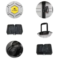 My Valice Honey Abs Kabin Orta Ve Büyük Boy Gri 3lü Valiz Seti