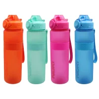 Noki Kids Su Matarasi Petg Auto Kapak Silikon Kemerli Askılı 1000 Ml T-0117