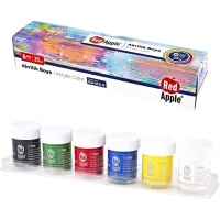 Red Apple Akrilik Boya 6lı 25ml. Ra6