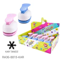 Red Apple Şekilli Delgeç 3.80 Cm Büyük Boy Kar Tanesi Ra36-8815