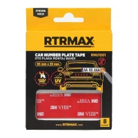 Rtrmax Çift Taraflı Oto Plaka Montaj Bandı 8 Adet 65 Mm * 25 Mm  Rnu1001