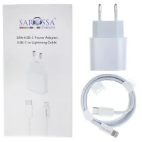 Sarossa S480 Pd Şarj Seti 20w Type-c &amp; Lightning Elku
