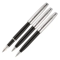 Scrikss 39 3lü Takım Kalem Siyah Krom