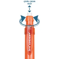 Serve Deep Mekanık Kurşun Kalem 07 Mm Kiremit  Sv-deep-07-krmt