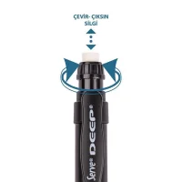 Serve Deep Versatil Kalem 0.7 Mm Metalik Mr Siyah Sv-deep-07-msyh