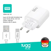 Tugg Germany Akıllı Şarj Başlık Seti 18w Isı Ve Akım Korumalı Hızlı Sarj Usb + Type-c Kablolu 104302