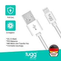 Tugg Germany Şarj Kablosu Ve Veri Aktarımı Ultra Hızlı 60w 1 Mt Usb-lightning İphone 104600