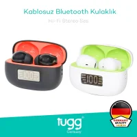 Tugg Germany Dijital Ekran Bluetooth 5.3 Kablosuz Kulaklık İos Android Uyumlu Ch328