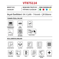 Vip-tec Tzx Falçata Profesyonel Büyük Plastik Vt875114