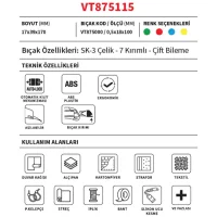 Vip-tec Tzx Falçata Profesyonel Büyük Plastik Vt875115