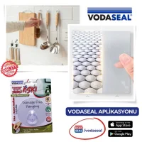 Vodaseal Sihirli Askı Yuvarlak Şeffaf_78 0509