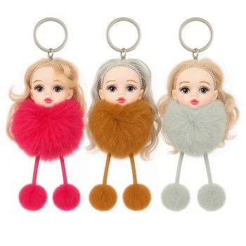 Ak-1 Bebek Anahtarlık 12li Paket Karışık Renk 060019