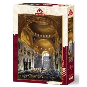 Art Puzzle Ayasofya Camiinde İlk Namaz 1000 Parça 5252