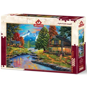 Art Puzzle İki Yaka Bir Orman 2000 Parça 4575