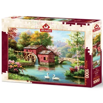 Art Puzzle Kırmızı Eski Değirmen 1000 Parça 5188