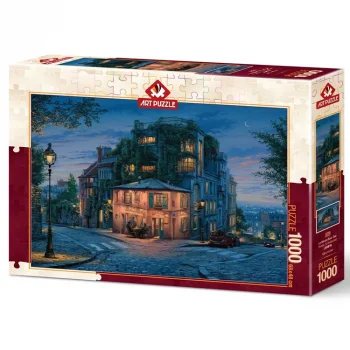 Art Puzzle Pembe Ev Restaurant 1000 Parça 5228