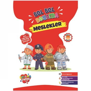 Boyama Zamanı Bol Bol Boyama Meslekler