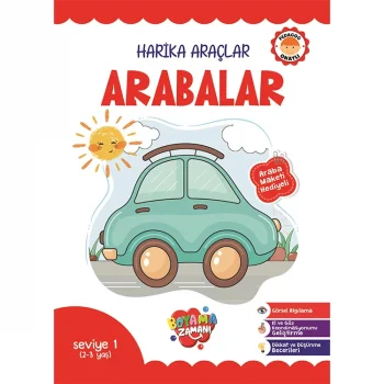 Boyama Zamanı Harika Araçlar 1- Arabalar 2-3 Yaş