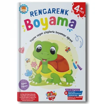 Boyama Zamanı Rengarenk Boyama Kitabı 4+yaş