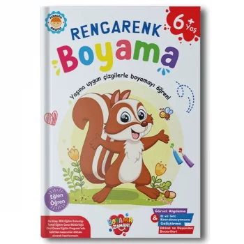 Boyama Zamanı Rengarenk Boyama Kitabı 6+yaş