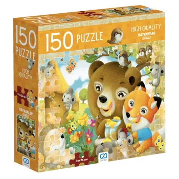 Ca Games 6103 Hayvanlar Puzzle 150 Parça