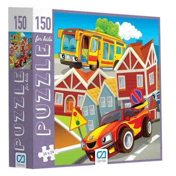 Ca Games 6107 Arabalar Puzzle 150 Parça