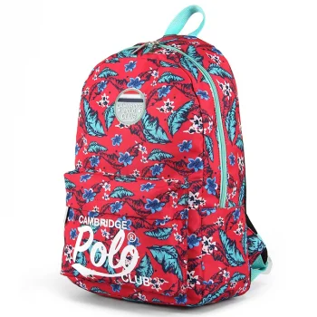 Cambridge Polo Club İsland Roamer İki Bölmeli Unisex Sırt Çantası Cpo4022-0003-kırmızı Bntt