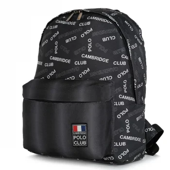Cambridge Polo Club Rococo Ön Bölmeli Unisex Çocuk İlkokul Çantası Cpo4010-0001-siyah Bntt