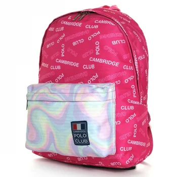 Cambridge Polo Club Rococo Ön Bölmeli Unisex Çocuk İlkokul Çantası Cpo4010-0026-pembe Bntt
