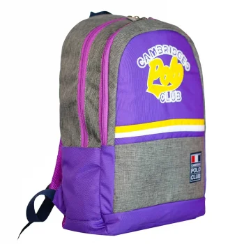 Cambridge Polo Club Stanford Academy İki Ana Bölmeli Unisex Sırt Çantası Cpo4038-005-mor Bntt