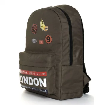 Cambridge Polo Club Streetwear Tek Ana Bölmeli Unisex Çocuk İlkokul Çantası Cpo4013-0025-haki Bntt