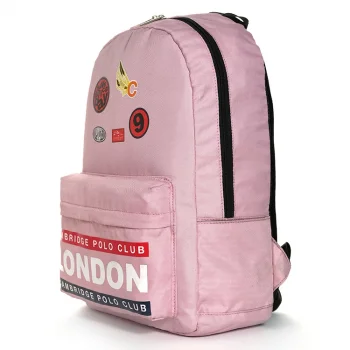 Cambridge Polo Club Streetwear Tek Ana Bölmeli Unisex Çocuk İlkokul Çantası Cpo4013-0026-pembe Bntt