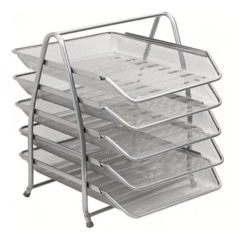 Cassa File Evrak Rafı Seti Beşli (5li) Gümüş Ürün Kodu:8935