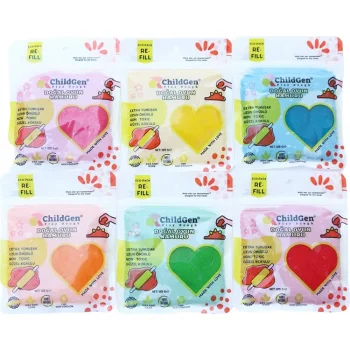 Childgen Doğal Oyun Hamuru Ecopack 6lı Set 6x125 Gr