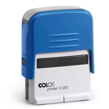 Colop Printer C20 Mavi Kasa Siyah Keçe 14x38mm 15314061