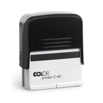 Colop Printer C40 Siyah Kasa Siyah Keçe 23x59mm 15314090