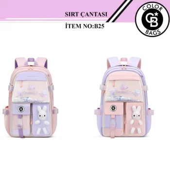 Color Bags Okul Çantası 3 Renk B25