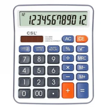 Csl Hesap Makinesi 12 Hane Cs-3806