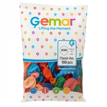 Erbay Baskılı Balon Gfd90 100 Lü_karışık