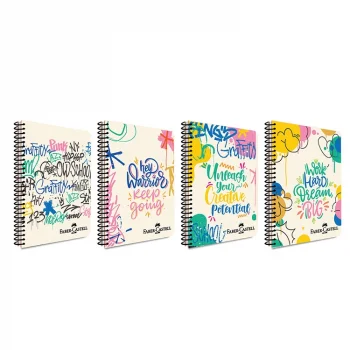 Faber Castell Defter Grafiti Pp Kapak Spiralli 100 Yaprak Çizgili 5075000429000