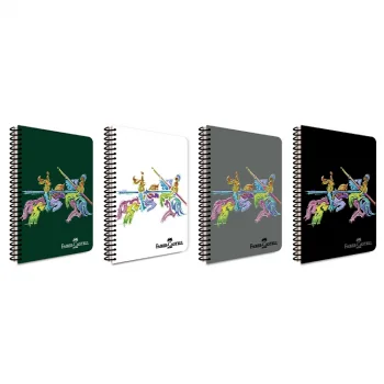 Faber Castell Defter Knights Klas Pp Kapak Spiralli 120 Yaprak Çizgili 5075000447000