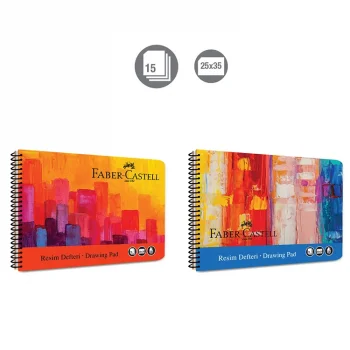 Faber Castell Resim Defteri 25*35 Cm Art Karton Kapak 30 Yaprak 5075000479000